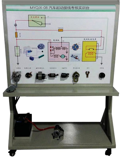 汽車起動(dòng)接線考核